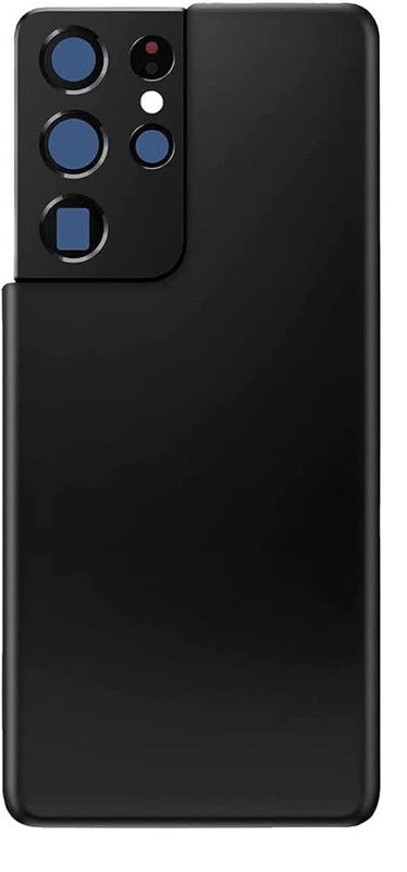 Back Panel Glass With Camera Lens for Samsung Galaxy S21 Ultra Black (100% OG) Zeespares Back Panel Glass With Camera Lens for Samsung Galaxy S21 Ultra Black (100% OG) Zeespares